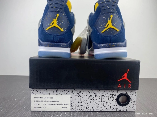 Cheap 4 AJ4-1036660 Retro Michigan Air (PE) Jordan 0806